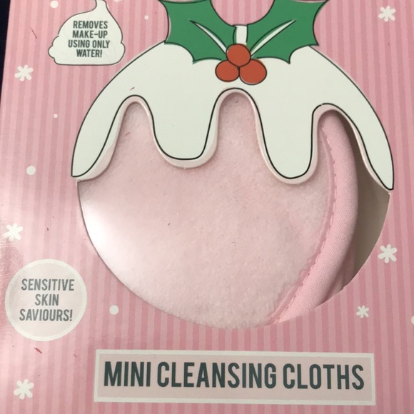 The Vintage Cosmetic Company Christmas pudding face pads  (5)mini clean cloths - Picture 7 of 9